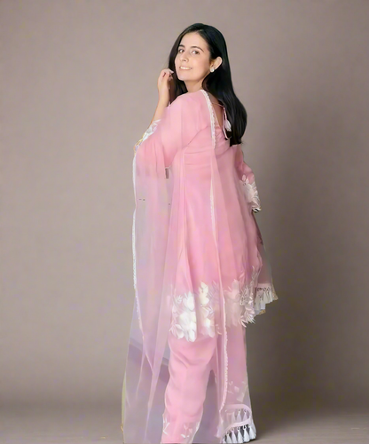 Aaliyah - Embroidered Pink Salwar Kameez Set